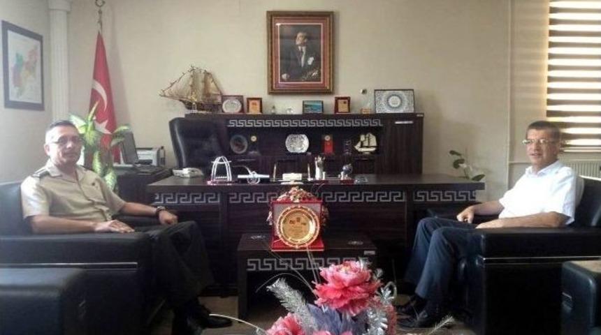 Garnizon Komutanı&rsquo;ndan Kaymakam Orhan&rsquo;a Veda Ziyareti