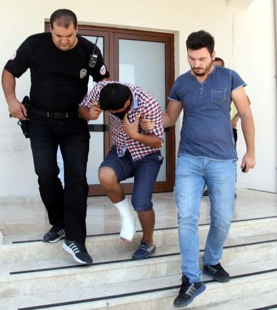 Ka&ccedil;arken Ayağını Kıran Hırsız Hastanede Yakalandı