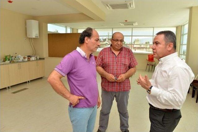 Başkan Böcek, Konyaaltı Cemevi’ni İnceledi