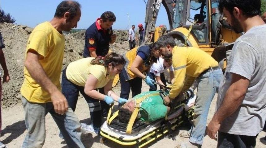 Kocaeli&rsquo;de Okul İnşaatında G&ouml;&ccedil;&uuml;k: 1 İş&ccedil;i Yaralı