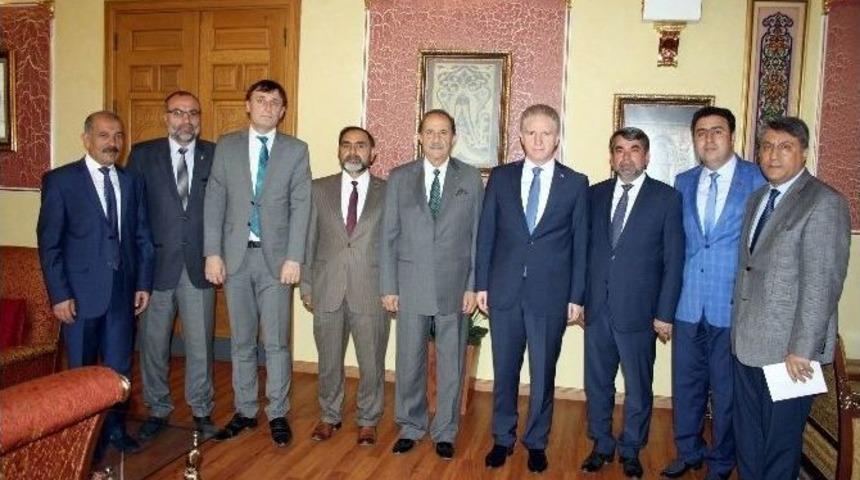 Sesob Başkanı K&ouml;ksal&rsquo;dan, Vali G&uuml;l&rsquo;e Ziyaret