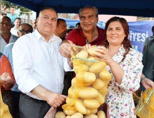 Başkan Çerçioğlu, Üreticiye Destek İçin 250 Ton Patates Aldı