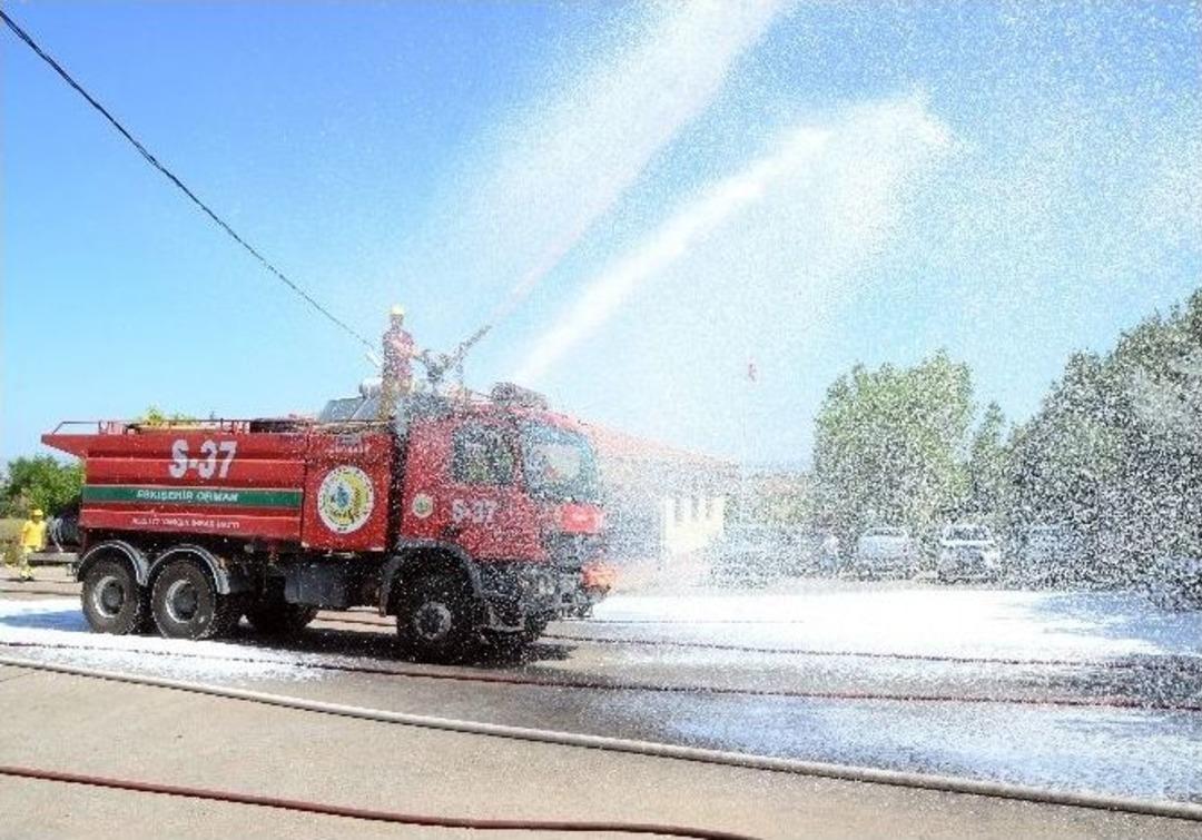 Orman B&ouml;lge M&uuml;d&uuml;rl&uuml;ğ&uuml;&rsquo;nden Orman Yangını Tatbikatı