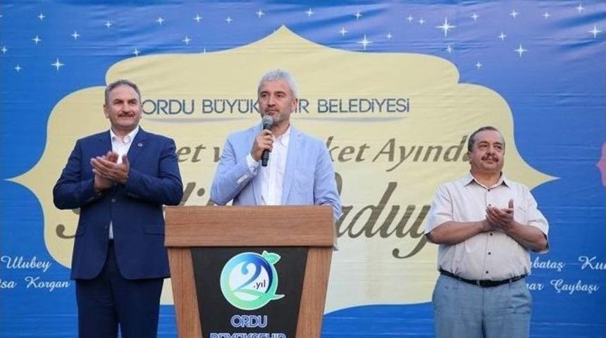 &Ccedil;amaş, Başkanı Ağırladı