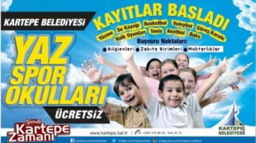 Kartepe&rsquo;de Yaz Spor Okulu Kayıtları Başladı