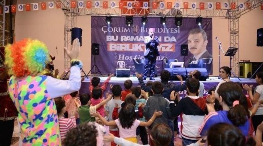 Çorum Belediyesi Ramazan Etkinlikleri Büyük İlgi Gördü