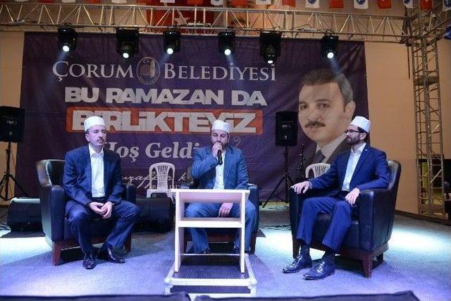 Çorum Belediyesi Ramazan Etkinlikleri Büyük İlgi Gördü