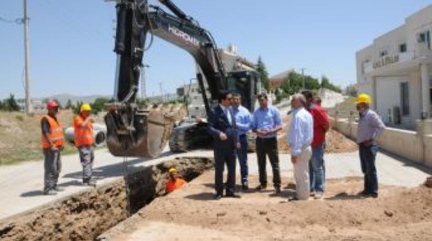 Kırşehir&rsquo;de Altyapı &Ccedil;alışmaları Devam Ediyor