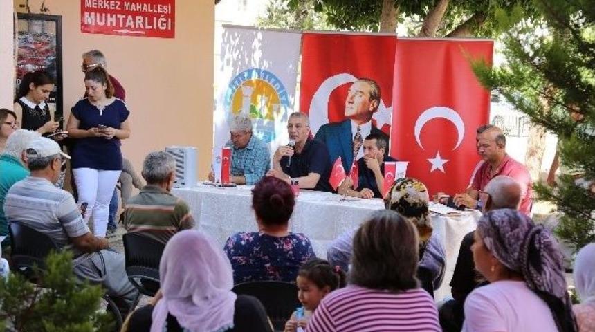 Başkan Tarhan, Merkez Mahallesi Sakinleriyle Halk G&uuml;n&uuml;&rsquo;nde Buluştu