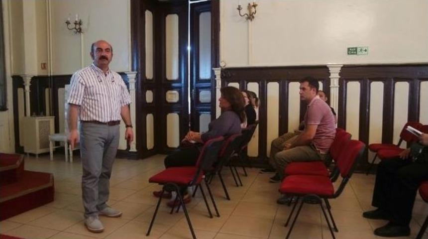 Edirne Belediyesi Personeline İş G&uuml;venliği Eğitimi