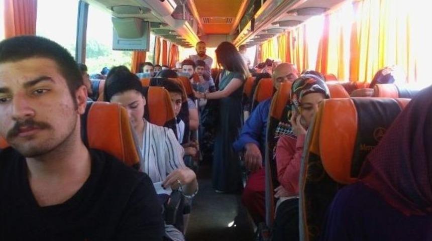 Ayakta Yolcu Taşıyan Otob&uuml;se Para Cezası