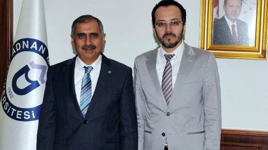 Vali &Ouml;mer Faruk Ko&ccedil;ak, Rekt&ouml;r Bircan&rsquo;ı Ziyaret Etti