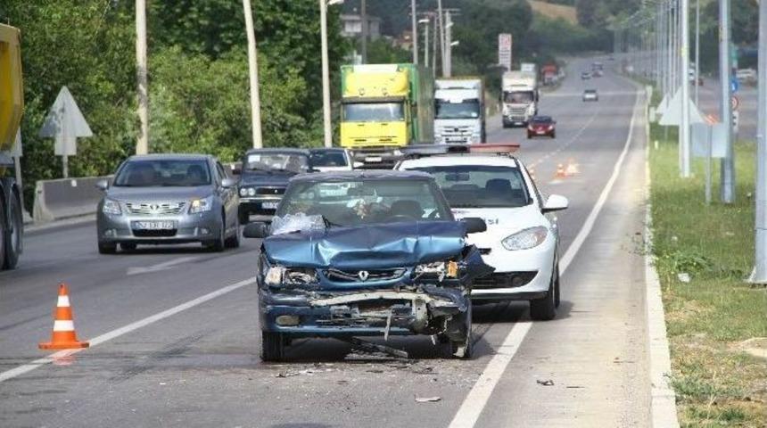 Samsun&rsquo;da Trafik Kazası: 1 Yaralı