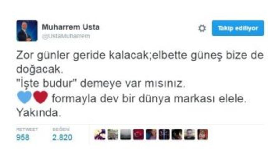 Muharrem Usta&rsquo;dan Sponsorluk M&uuml;jdesi