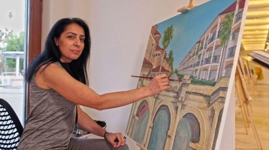 Figen Çiçek’in Resim Sergisi Expo 2016’da Açıldı