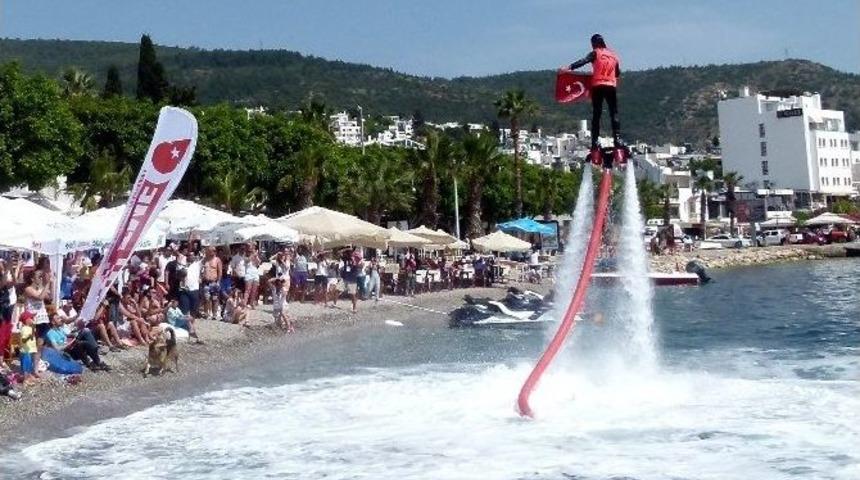 Ak&ccedil;akoca Sujeti Ve Flyboard Şampiyonasına Hazırlanıyor