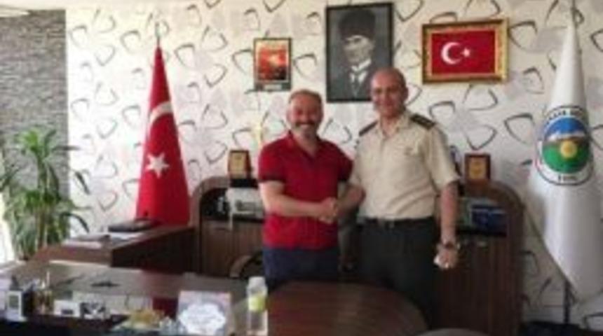 Albay &Ouml;lmez&rsquo;den Başkan Akbulut&rsquo;a Veda Ziyareti