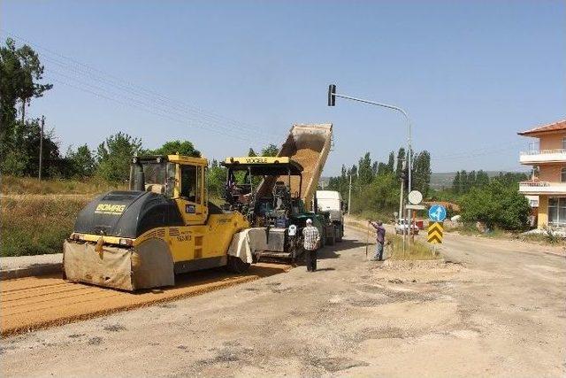 Hisarcık Belediyesi’nden Beton Asfalt