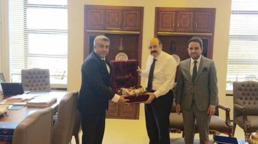 Milletvekili Gazel Ve Başkan Fatih &Ccedil;alışkan&rsquo;dan Y&ouml;k Başkanı Sara&ccedil;&rsquo;a Ziyaret