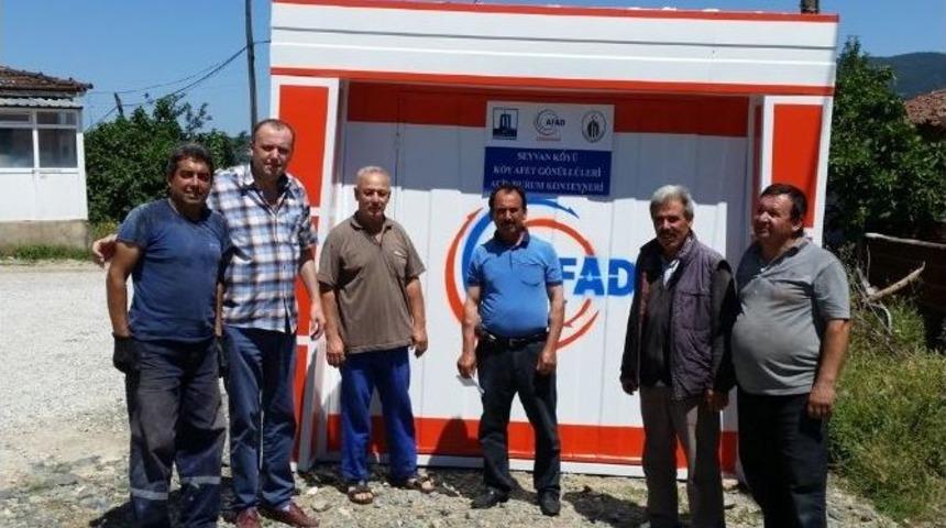 K&ouml;ylere Acil Durum Konteynırları