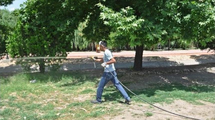 G&ouml;lbaşı İl&ccedil;esinde Akrep Ve Yılanlara Karşı İla&ccedil;lama &Ccedil;alışması