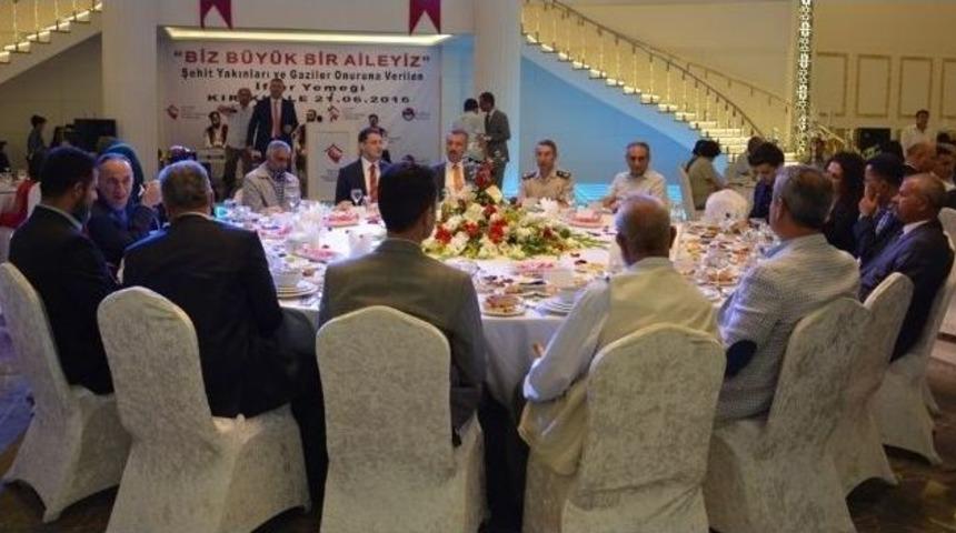 Kırıkkale&rsquo;de Şehit Ve Gazi Ailelerine İftar Yemeği