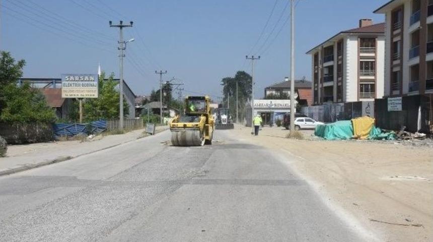Asfaltlama Beyk&ouml;y Yolunda