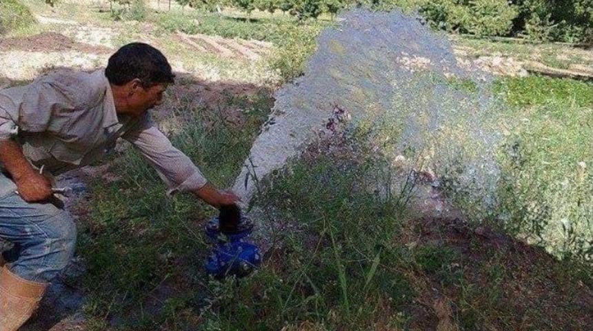 Demirci’de 490 Dekarlık Araziye Cansuyu