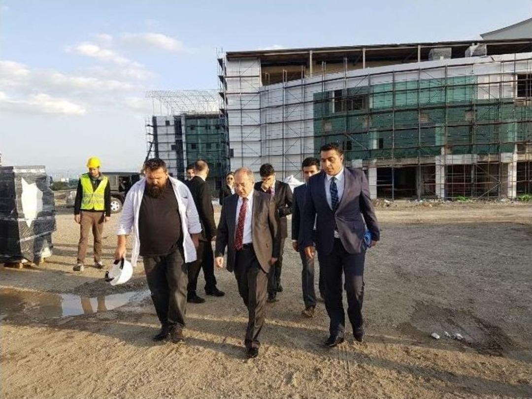 Sağlık Bakanı Akdağ, Ağrı Devlet Hastanesi İnşaatında İncelemelerde Bulundu