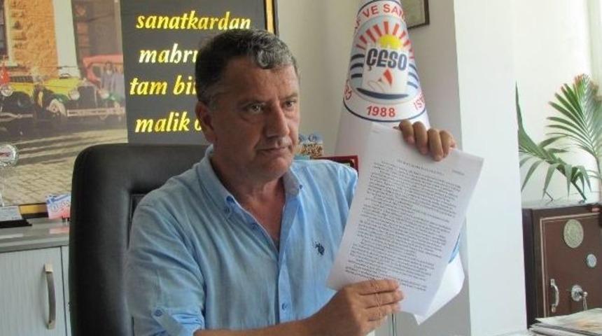 &Ccedil;eşme Esnaf Ve Sanatkarlar Odası Başkanı Osman K&ouml;f&uuml;nc&uuml;: