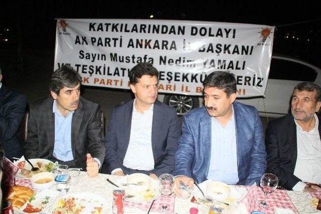 Ak Parti Ankara İl Başkanlığından Hakkari’de İftar Yemeği