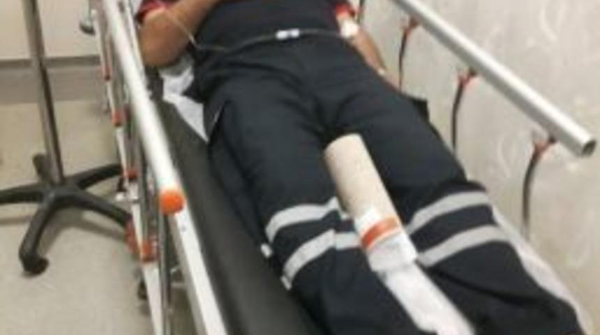 Yangını S&ouml;nd&uuml;rmeye &Ccedil;alışan İtfaiyeci Silahla Vuruldu