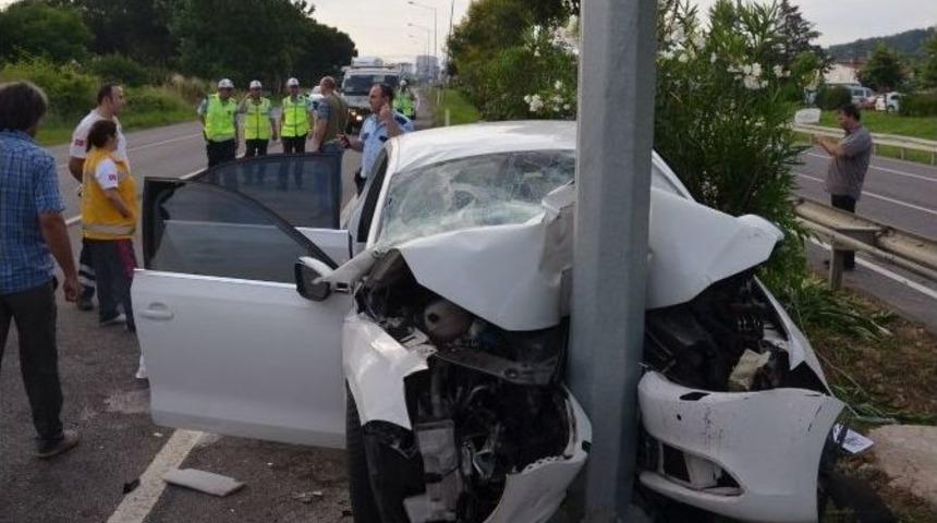 Fatsa&rsquo;da Trafik Kazası: 1 &Ouml;l&uuml;, 4 Yaralı