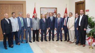 Başkanlardan Vali Kamçı’ya Hayırlı Olsun Ziyareti