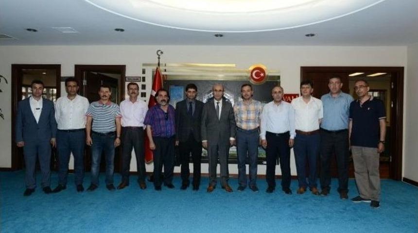 Adıyamanlı Gazeteciler&rsquo;den Adana Valisi Demirtaş&rsquo;a &lsquo;hayırlı Olsun&rsquo; Ziyareti