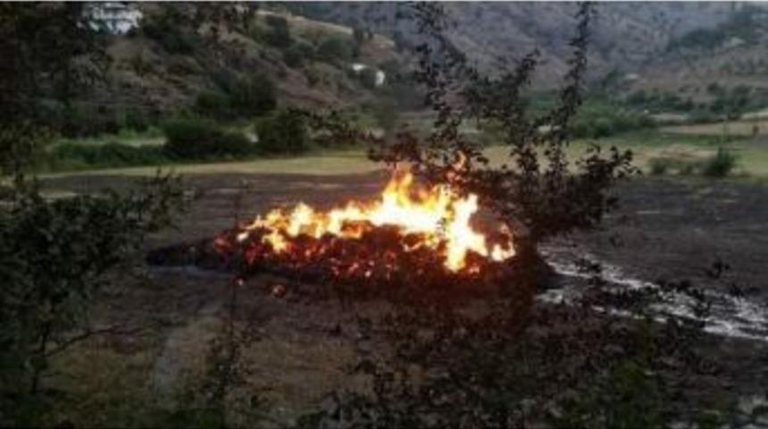 Sason&rsquo;da Yangın