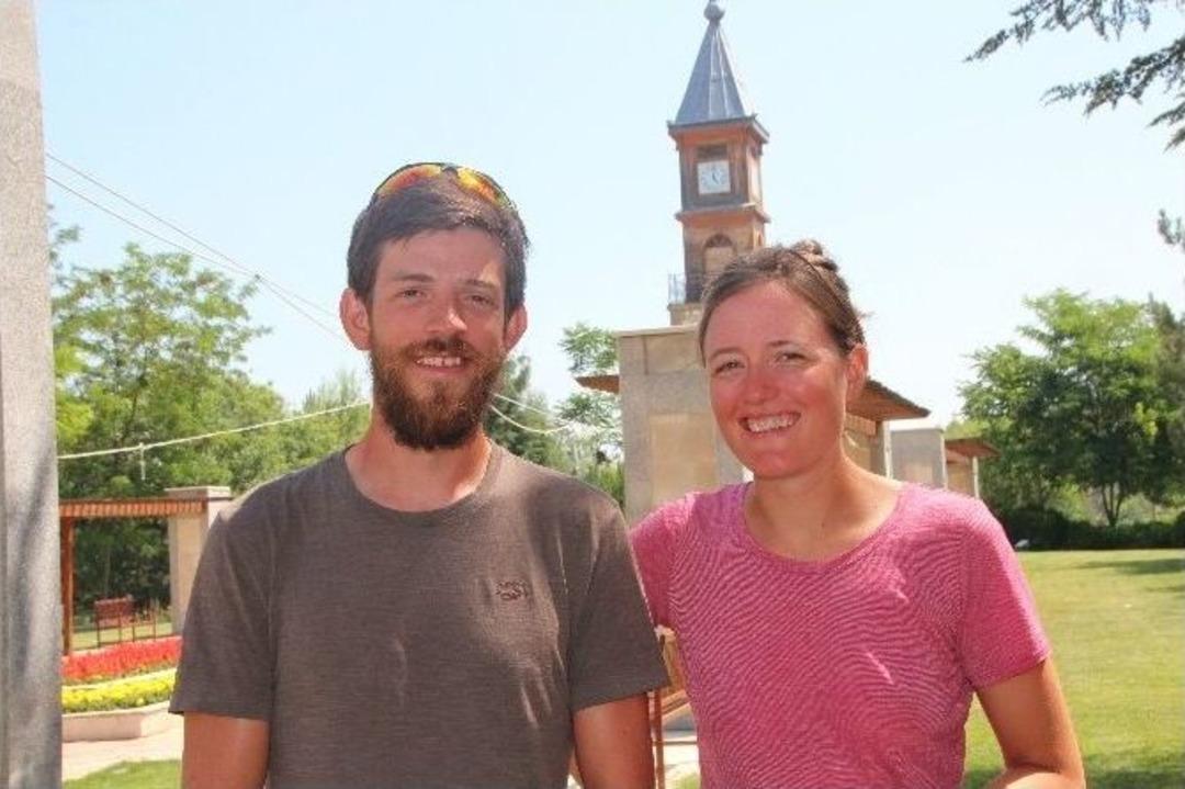 Paris&rsquo;ten 72 G&uuml;n &Ouml;nce Bisikletle Yola &Ccedil;ıkan &Ccedil;ift Bilecik&rsquo;e Ulaştı