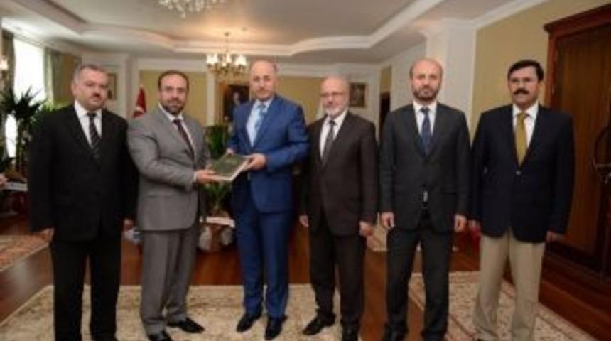 İl M&uuml;ft&uuml; Vekili B&uuml;y&uuml;k, Erzurum Valisi Azizoğlu&rsquo;nu Ziyaret Etti