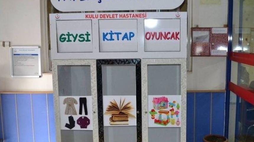 Kulu Devlet Hastanesi&rsquo;nde Toplanan Giysiler Suriyelilere Dağıtıldı