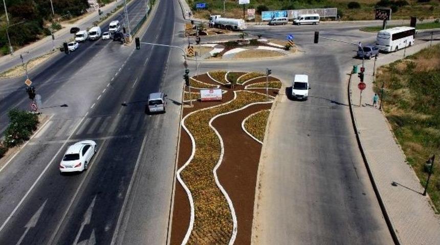 Alanya&rsquo;da Peyzaj &Ccedil;alışmaları Devam Ediyor