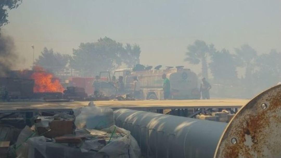 Balıkesir&rsquo;de Benzin İstasyonunda Korkutan Yangın