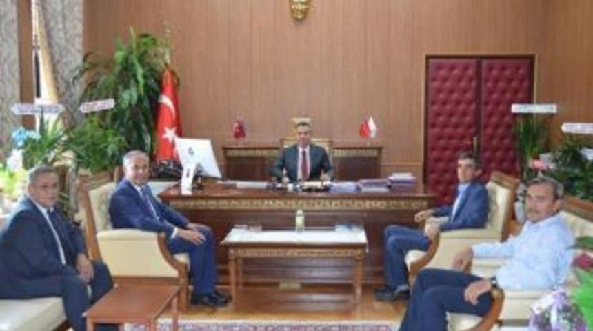 Başkan Yaman&rsquo;dan Vali Elban&rsquo;a Ziyaret