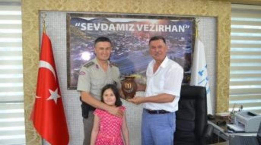 Y&uuml;zbaşı Sarıtarla&rsquo;dan Başkan Duymuş&rsquo;a Veda Ziyareti