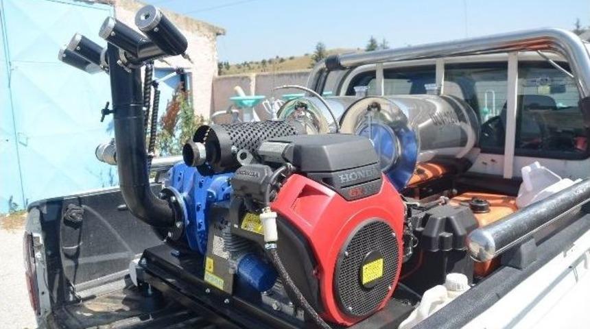 Boz&uuml;y&uuml;k&rsquo;te Haşere M&uuml;cadelesinde İla&ccedil;lama Filosu G&uuml;&ccedil;lendirildi