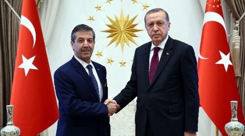 Cumhurbaşkanı Erdoğan, Kktc Dışişleri Bakanını Kabul Etti