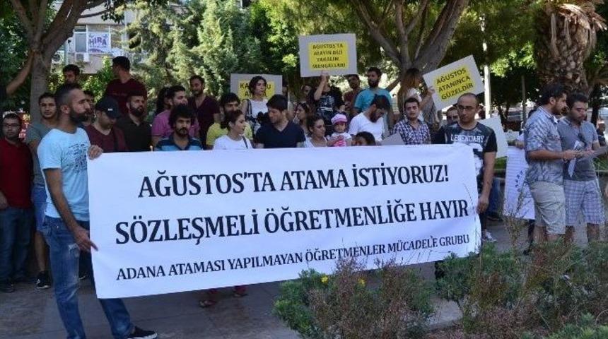 Atanamayan &Ouml;ğretmenler Ağustos Atama İstedi