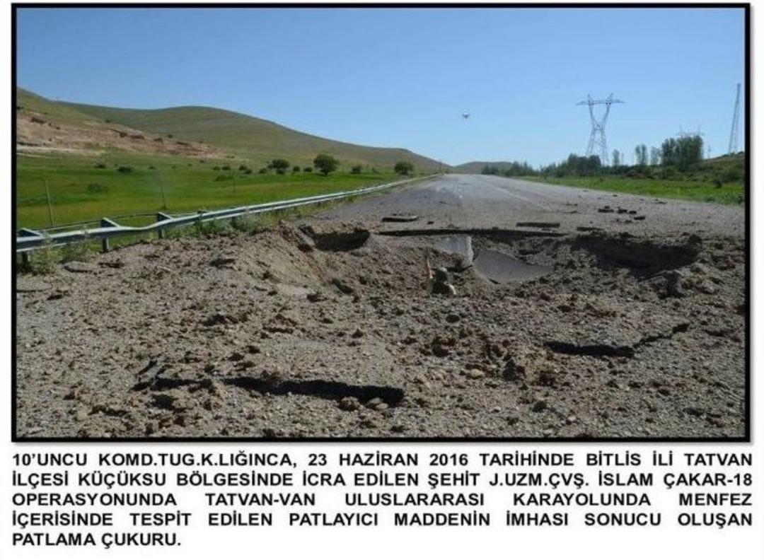 Tatvan&rsquo;da Bir Tonun &Uuml;st&uuml;ndeki Patlayıcı İmha Edildi