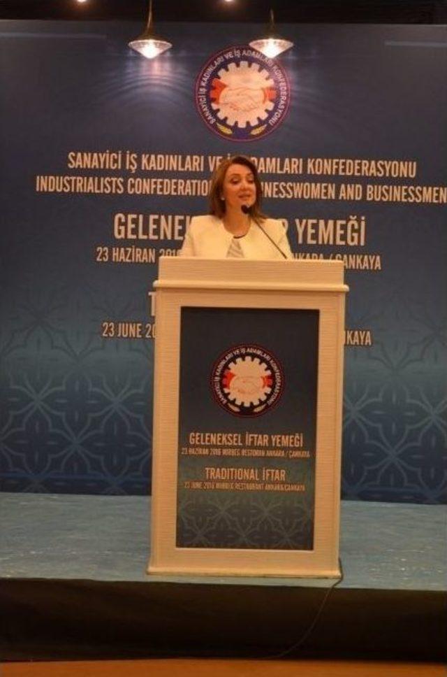 Sanayici İş Kadınları Ve İş Adamları Konfederasyonu Stk Temsilcileri İle İftarda Bir Araya Geldi