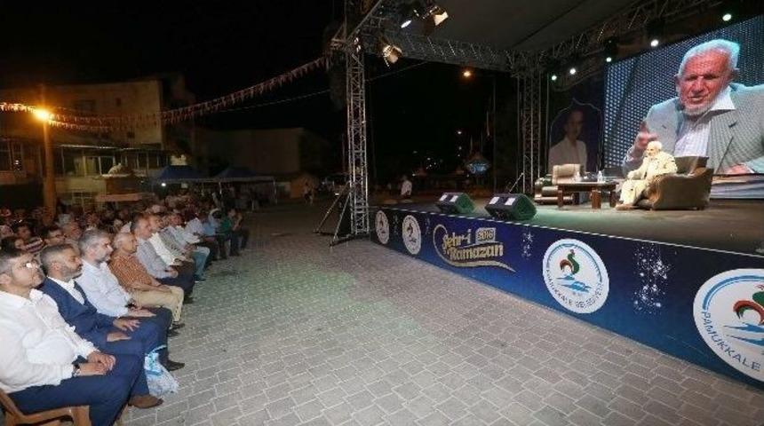 &Uuml;nl&uuml; İlahiyat&ccedil;ı Pamukkale İl&ccedil;e Halkıyla Buluştu