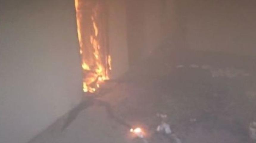 Aksaray&rsquo;da M&uuml;stakil Evde Yangın